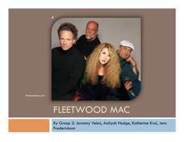 Fleetwoodmac.Com FLEETWOOD MAC