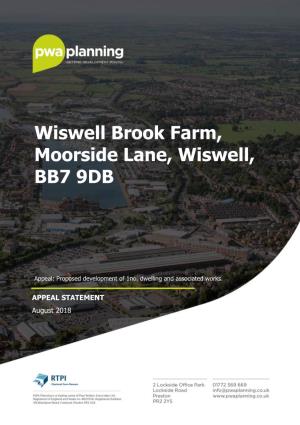 Wiswell Brook Farm, Moorside Lane, Wiswell, BB7 9DB