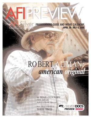 ROBERT ALTMAN: American Original