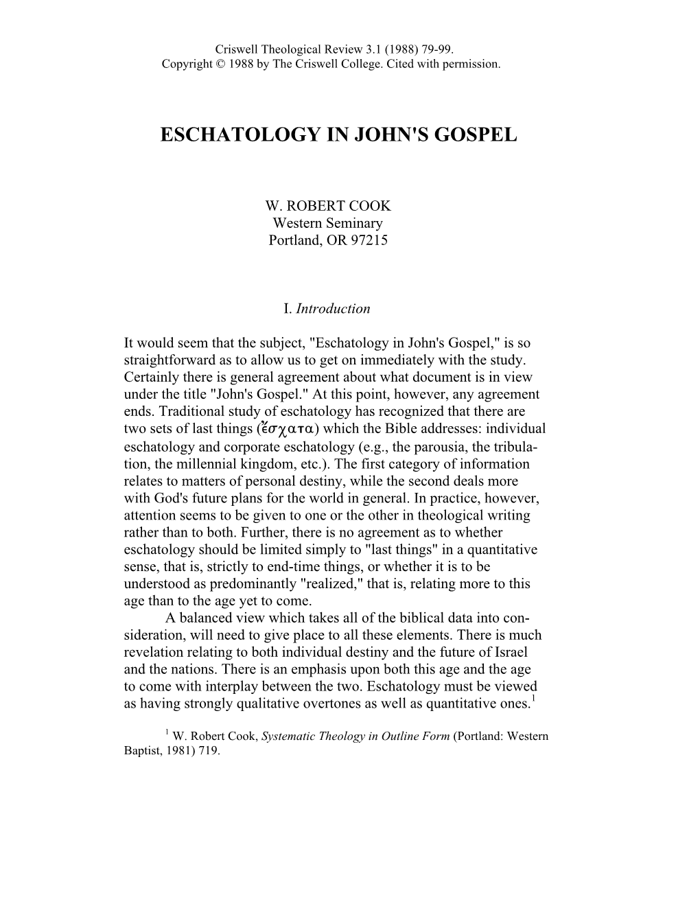 eschatology-in-john-s-gospel-docslib