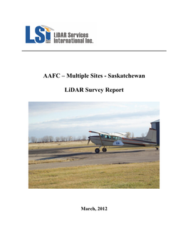 AAFC – Multiple Sites - Saskatchewan