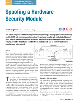 Spoofing a Hardware Security Module