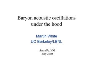 Baryon Acoustic Oscillations Under the Hood