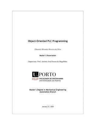 Object-Oriented PLC Programming