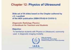 Chapter 12: Physics of Ultrasound