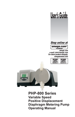 Diaphragm Metering Pump Manual