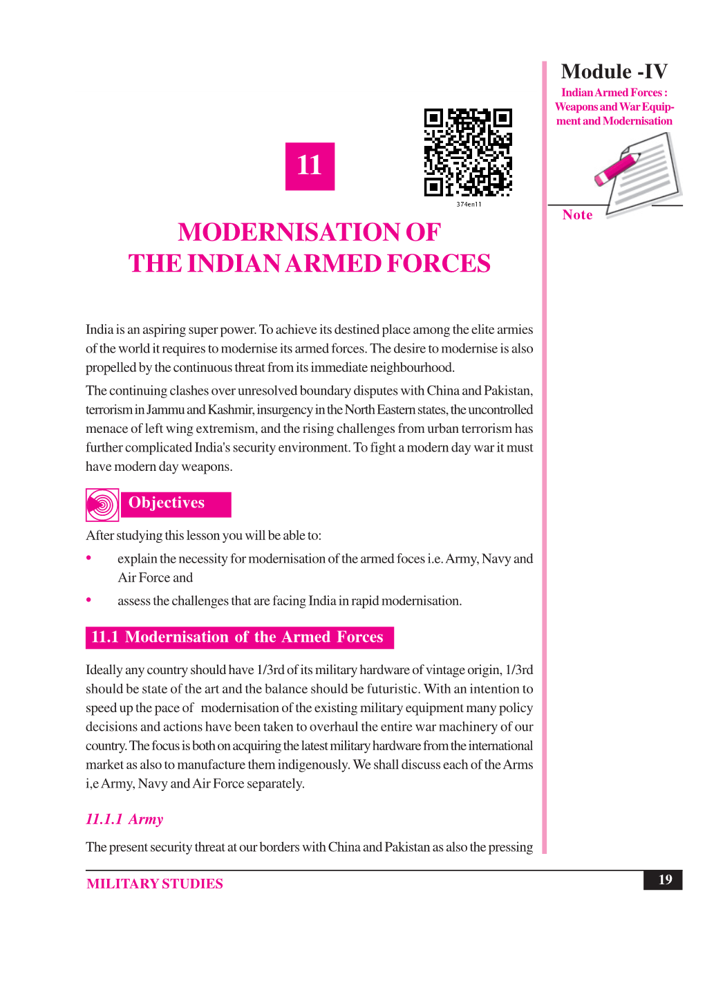 modernisation of indian army essay