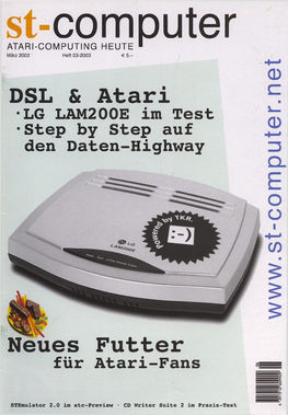 DSL & Atari W W W .St-Co M P U Te R.N