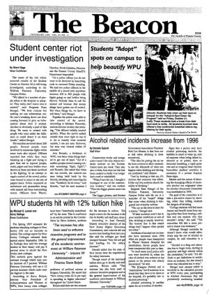 Student Center Riot Under Investigation