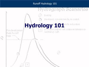 Runoff Hydrology 101