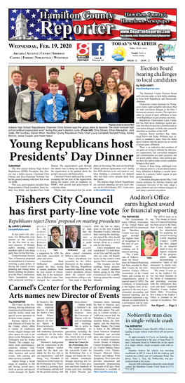 Young Republicans Host Presidents' Day Dinner