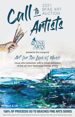 Art for the Love of Music Visual Arts Fundraiser with a Virtual Exhibition of Fine Art from Northeast Florida Artists