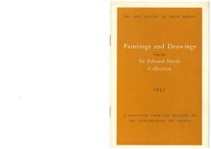 Paintings and Drawings from the Edward Marsh Collection 1953, A