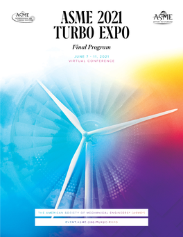 ASME 2021 TURBO EXPO Final Program