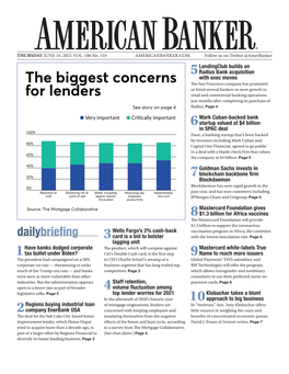 The Biggest Concerns for Lenders
