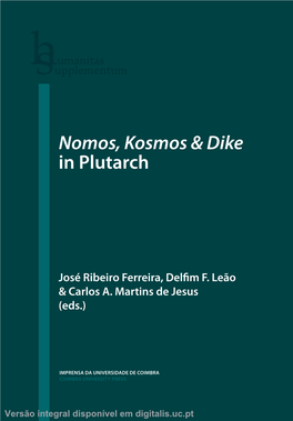 Nomos, Kosmos & Dike in Plutarch