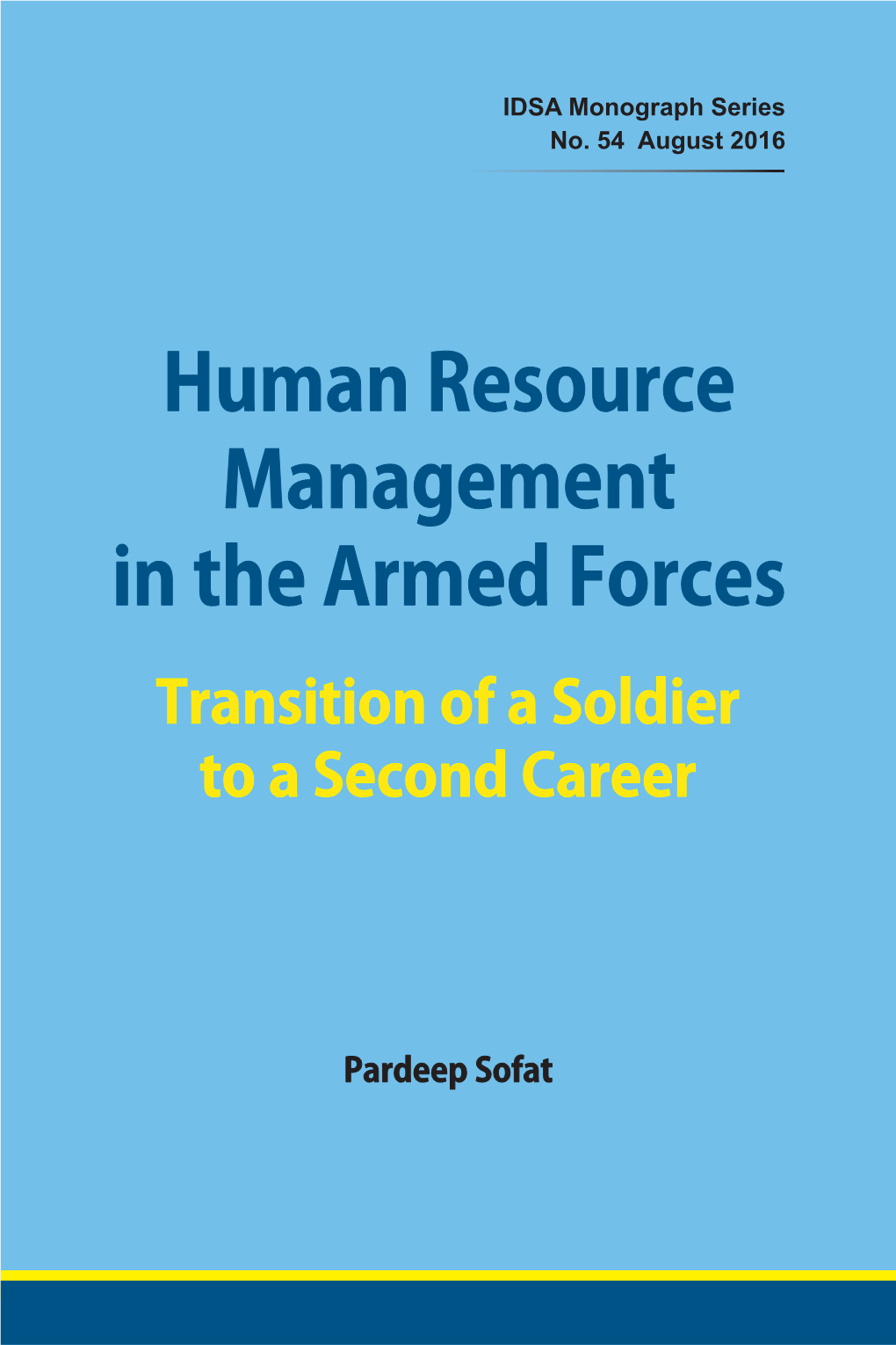 Human Resource Management in the Armed Forces| 1