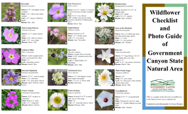 Wildflower Checklist & Photo Guide