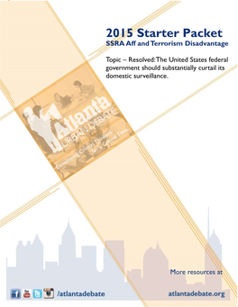 2015 Starter Packet SSRA Aff and Terrorism Disadvantage