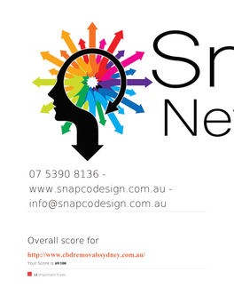 07 5390 8136 - - Info@Snapcodesign.Com.Au