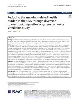 Reducing the Smoking-Related Health Burden In