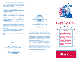Loyalty Day Brochure 2017