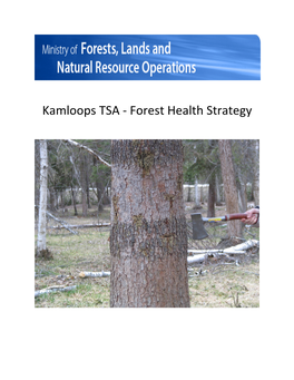 Kamloops TSA - Forest Health Strategy