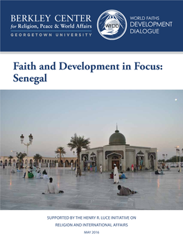 Faith and Development in Focus: Senegal