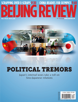 POLITICAL TREMORS Japan’S Internal Woes Take a Toll on Sino-Japanese Relations