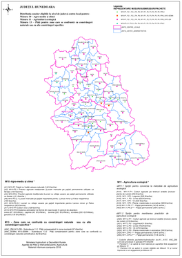 Hunedoara Reprezentare Măsuri/Submăssuri/Pachete *# M10-P1, P2.1, P2.2, P4, P8, M11-P1, P2, P3, P4, P5, P6.1/P6.2