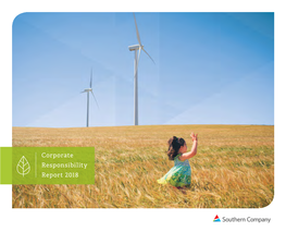 2018 Corporate Responsibility Report Has Been Prepared in Accordance with the GRI Standards Core Option