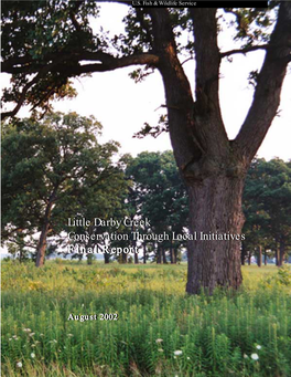 Little Darby Creek Conservation Through Local Initiatives Final Report