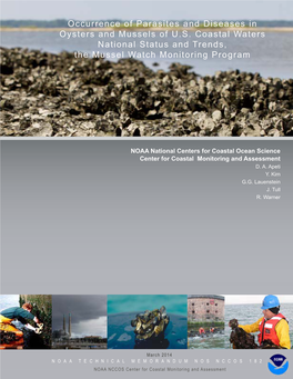 Occurrence of Parasites and Diseases in Oysters and Mussels of U.S. Coastal Waters National Status and Trends, the Mussel Watch Monitoring Program
