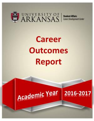 2016-2017 U of a Career Outcomes Report.Pdf