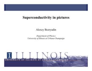Superconductivity in Pictures