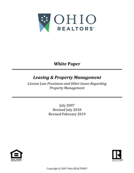 White Paper Leasing & Property Management