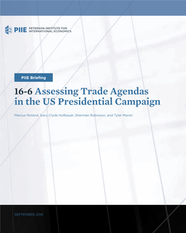 Assessing Trade Agendas in the US Presidential Campaign