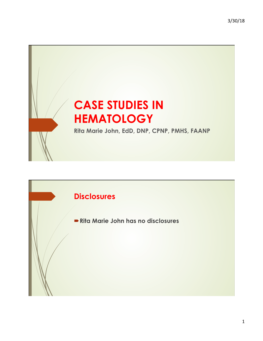 CASE STUDIES in HEMATOLOGY.Pptx