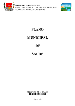 Plano Municipal De Saúde 2018-2021