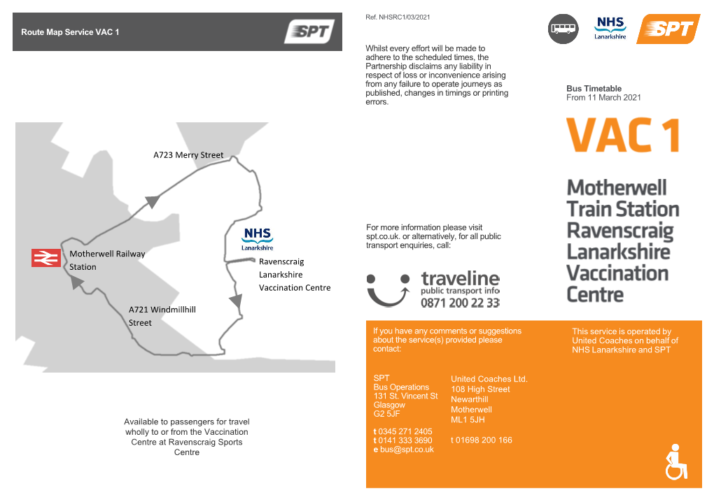 Ravenscraig Lanarkshire Vaccination Centre Motherwell Railway Station