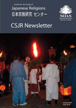 CSJR Newsletter