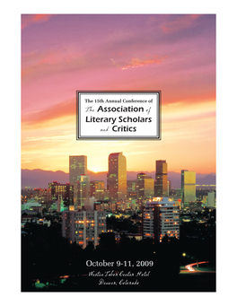 Fifteenth Annual Conference 2009, Denver, CO (PDF)