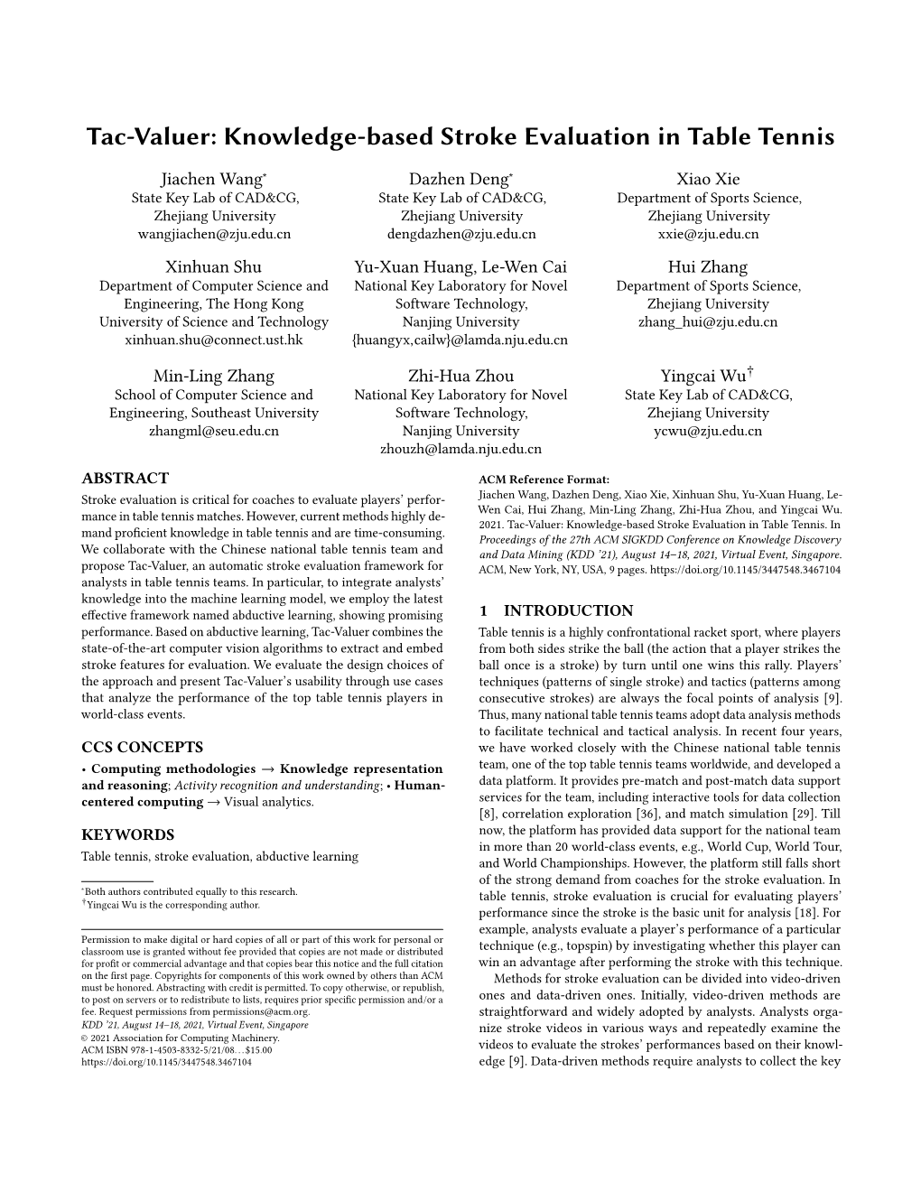 Tac-Valuer: Knowledge-Based Stroke Evaluation in Table Tennis