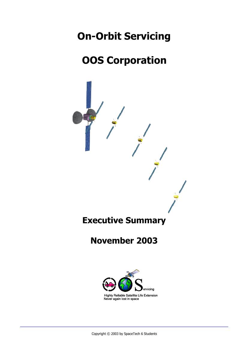 On-Orbit Servicing OOS Corporation
