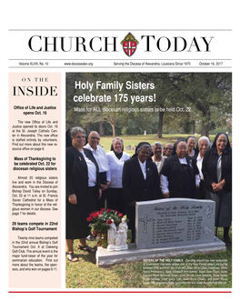 Holy Family Sisters Celebrate 175 Years!