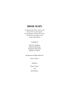 Entire Catalog of Irish Maps