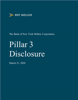 BNY Mellon Corporate Pillar 3 Disclosure, March 2020