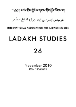 Ladakh Studies 26