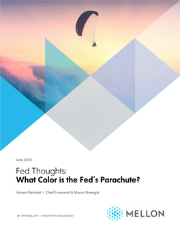 Fed Thoughts: What Color Is the Fed's Parachute?