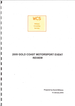 Williams Report Gold Coast Event